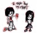 i give you my heart because you are my lonly lovert